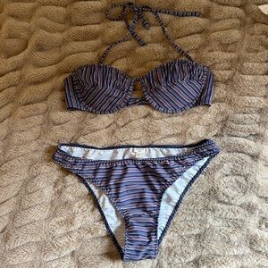 Doen Striped Bikini Set